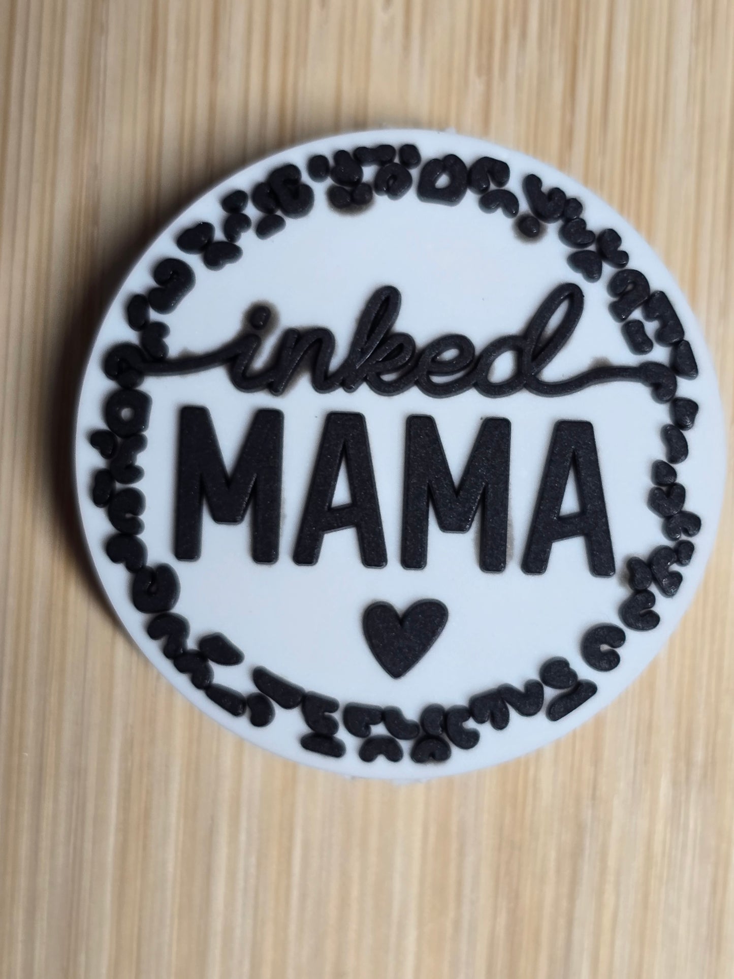 Focal silicone beads mama
