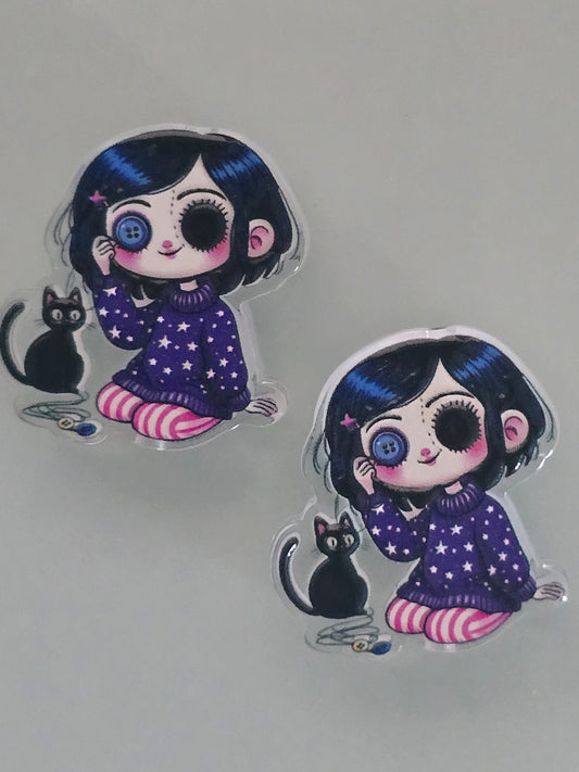 Acrylic focal beads