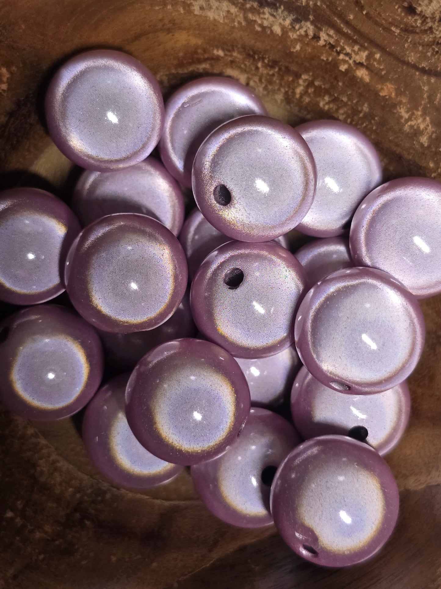 Acrylic 16mm bubble beads