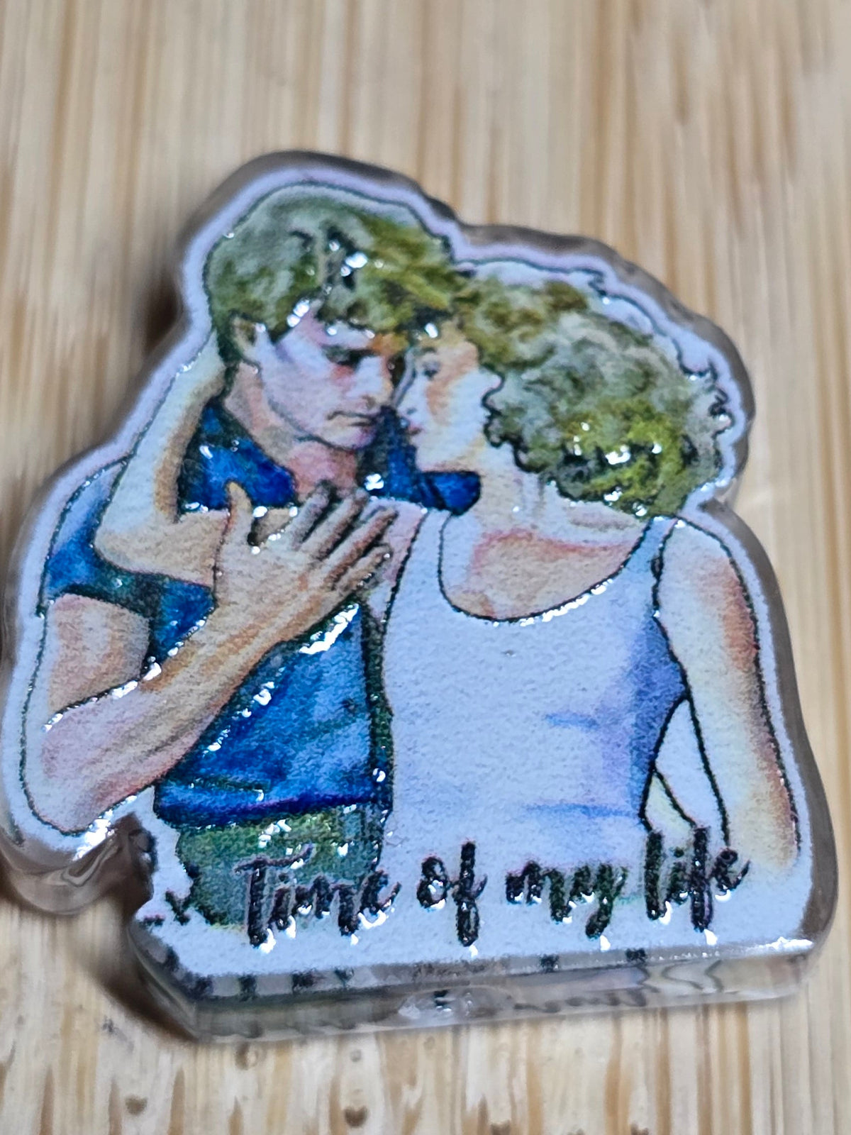 Acrylic focal beads an 80's favorite movie