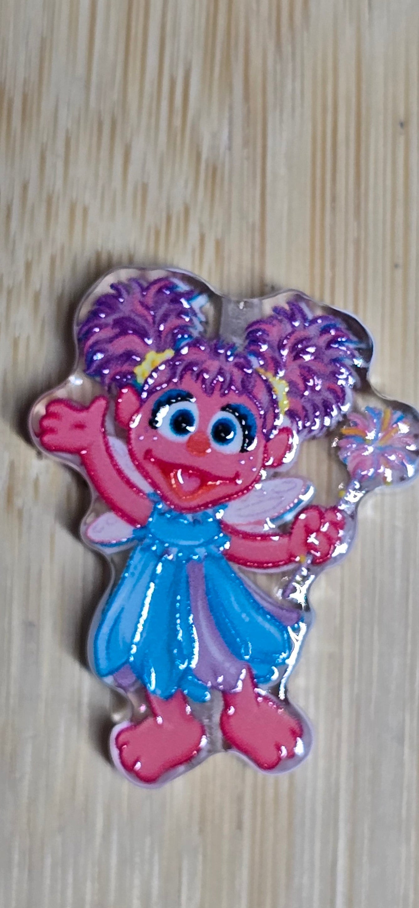 Acrylic focal beads- childrens tv show character